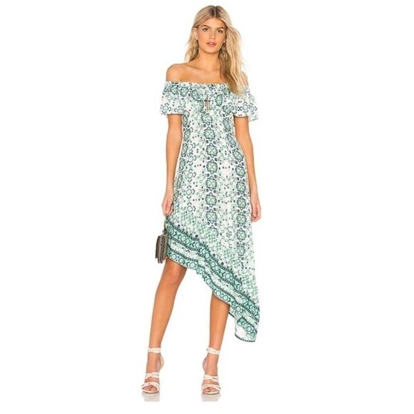 SOMEDAYS LOVIN Off the Shoulder Assymetrical Dress - Picture 2 of 14